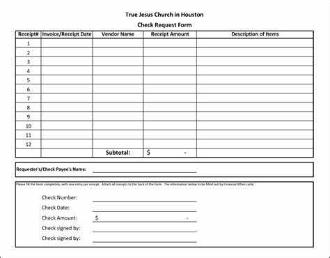 Check Request Template Word Professional Template For Business