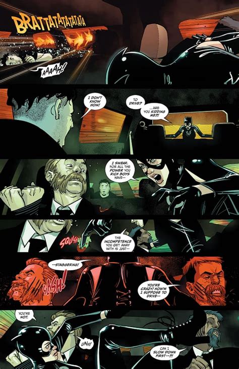 Catwoman 49 Preview Catwoman Plays In Traffic