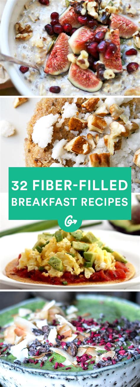 Last updated may 22, 2021. 19 Fiber-Filled Breakfast Recipes | High fiber breakfast, High fiber foods, Healthy breakfast ...