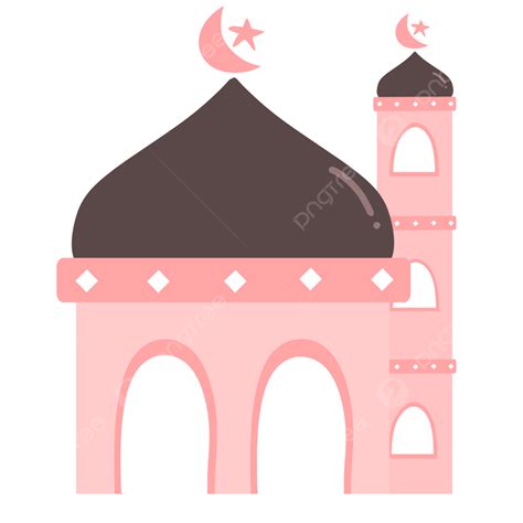 Mosques Clipart Vector Pink Mosque Mosque Islamic Mosque Vector