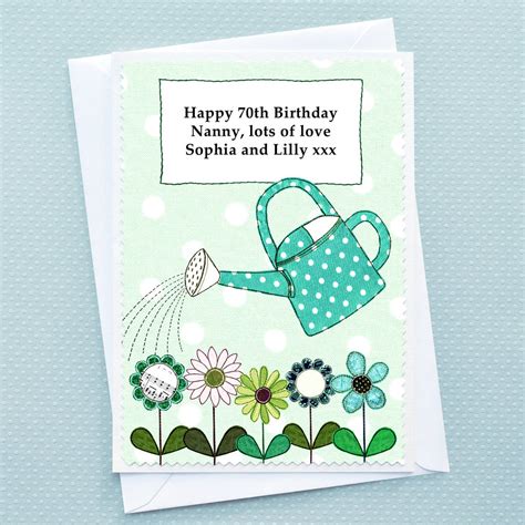 Flowers Personalised Birthday Card By Jenny Arnott Cards And Ts