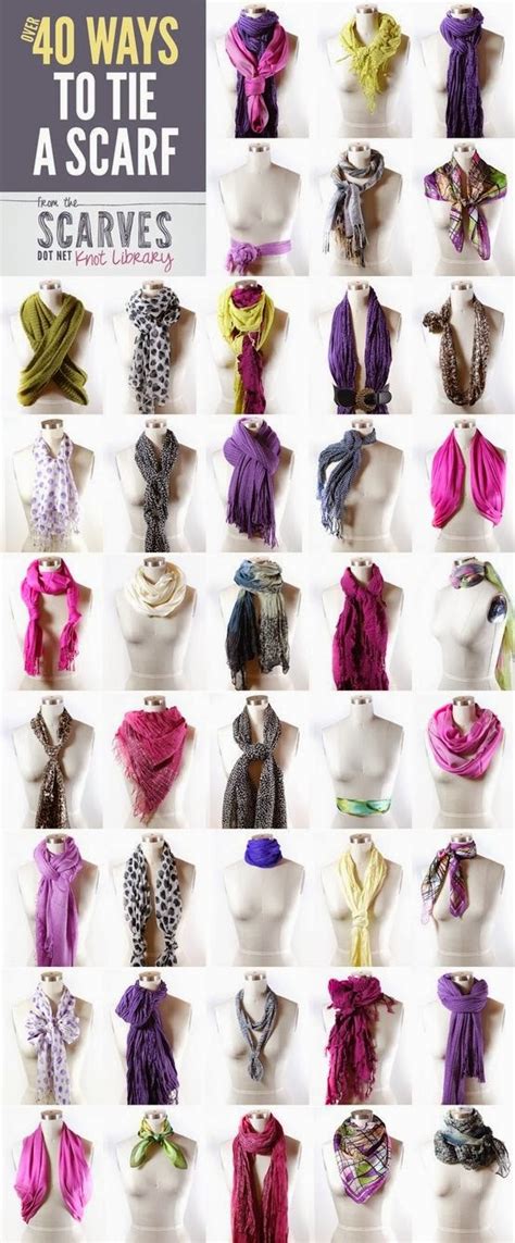 The Lovely Side 40 Ways To Tie A Scarf Knot Library