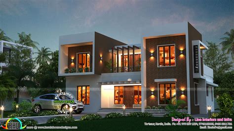 Box Style House Kerala Home Design And Floor Plans Houses Fb