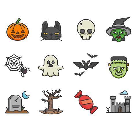 Halloween Vector Icon Pack Download Free Website Icons Halloween