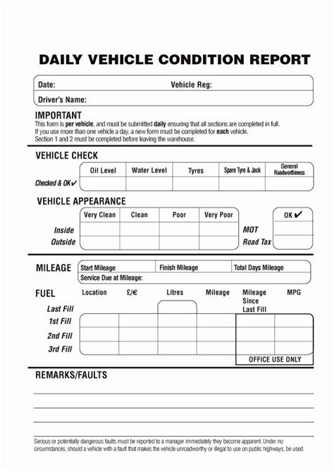 Vehicle Accident Report Form Template Inspirational Vehicle Appraisal