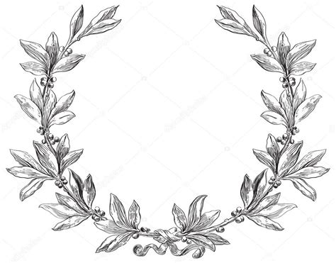 Laurel Wreath — Stock Vector © Songmi 18633355