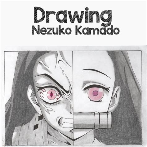 Demon Slayer Nezuko Drawing Free Mock Up