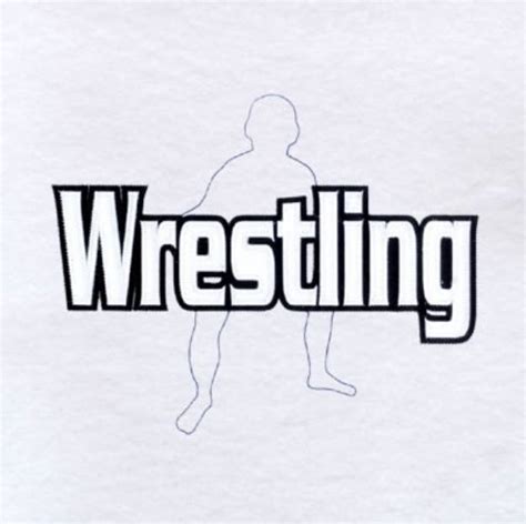 Wrestling 2 Applique Machine Embroidery Design Embroidery Library