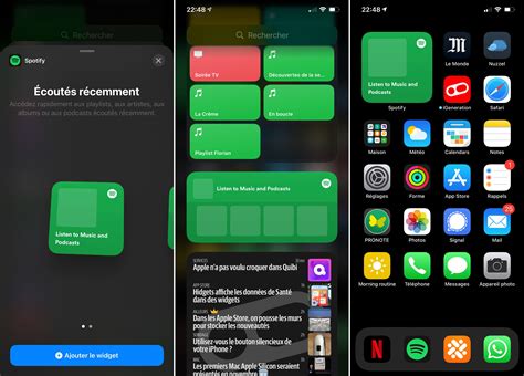 Spotify Teste Ses Widgets Pour IOS IGeneration Teknologi Dunia