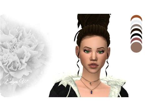 The Sims 4 Full Scalp With Edges By Setsuki Sims 4 Genetics Sims