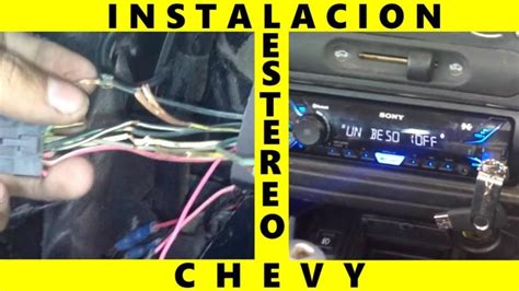 Aprende Cómo Hacer La Conexión Del Estéreo De Tu Chevy Con Un Diagrama