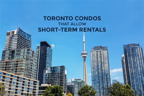 List Of Airbnb Friendly Condos Toronto Short Term Rental Condos