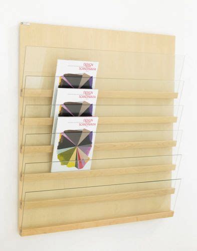 Save space in your office or server room by mounting it or av equipment to the wall. wall mounted brochure display rack FRONT: FRT 10066 by L ...