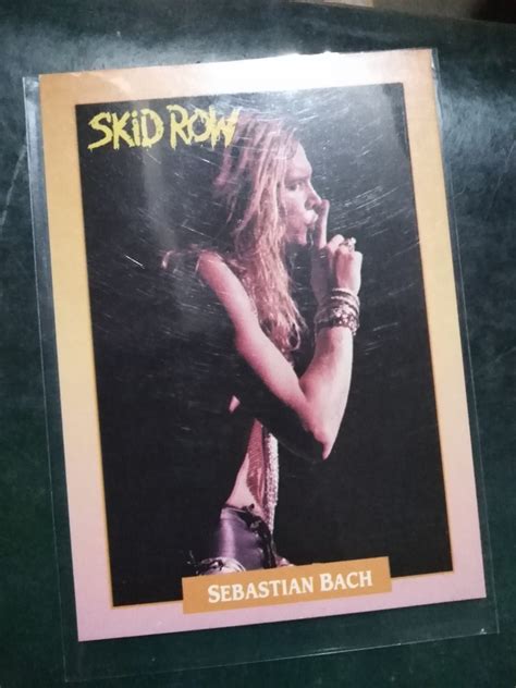 Skid Rows Sebastian Bach Rockcards Hobbies And Toys Memorabilia