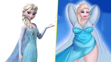 Weight Gain Elsa Fat Disney Princesses