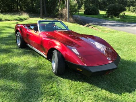 1974 Candy Apple Red Chevrolet Corvette 20 Year Restoration Classic