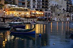 St Julian - Spinola Bay at Night | Mdina & North | Pictures | Malta in ...