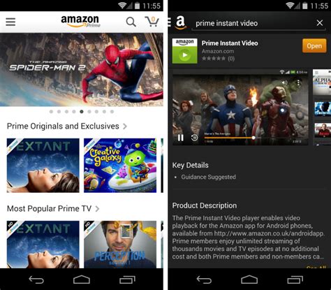 Amazons Prime Instant Video Arrives On Android