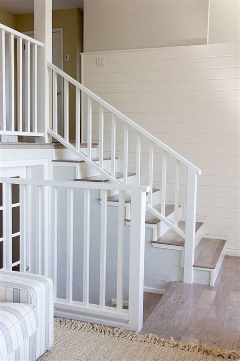 Here are 16 simple and cool stair. Simple railing | Stair railing, Stair railing makeover ...