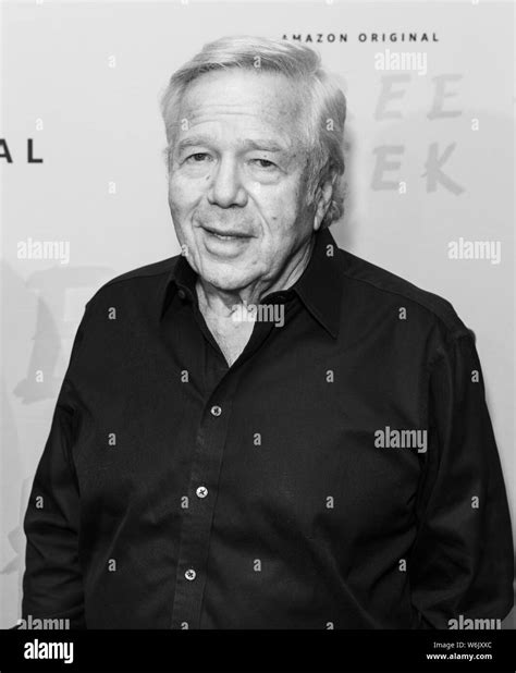 New York Ny August 1 2019 Robert Kraft Attends Amazon Studios