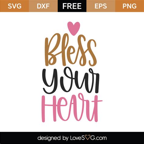 Silhouette Cut File Well Bless Your Heart Svg File Instant Download For