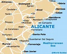 Alicante Maps and Orientation: Alicante, Costa Blanca, Spain