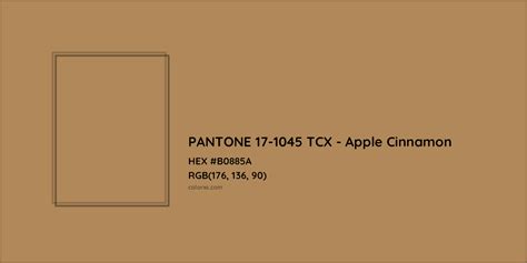 About Pantone 17 1045 Tcx Apple Cinnamon Color Color Codes Similar