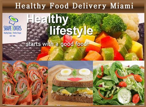 Healthy Food Delivery Miami Infographic Visualistan