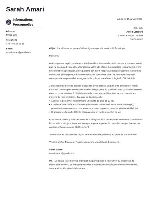 Lettre Exemple Projet Professionnel Aide Soignante Pdf Modele Projet Professionnel Pdf