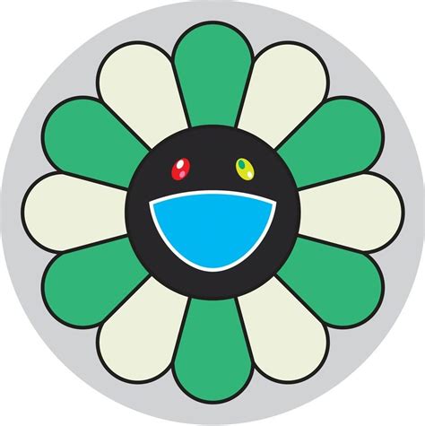 Murakami flower vector free vector and png. Takashi Murakami, 'Flower of Joy - Coral Reef', 2007 | 루이비통