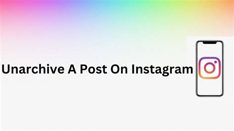 How To Unarchive Post On Instagram Technologyglance Youtube