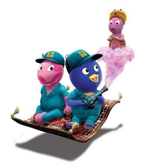 Image The Backyardigans Mover Uniqua Mover Pablo And Genie Austin Png The Backyardigans