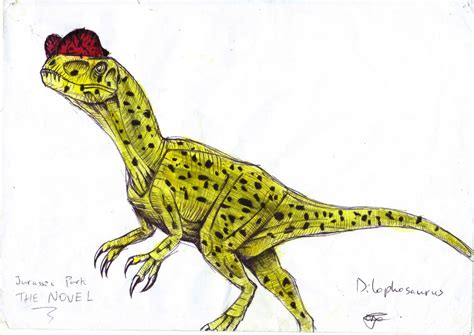 Jp Novel Dilophosaurus By Ebelesaurus On Deviantart