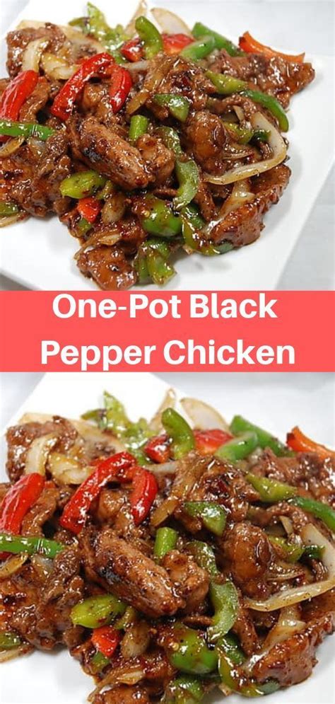 This one pot dinner idea is made with simple ingredients and ready in 30 minutes. One-Pot Black Pepper Chicken Recipe | Grace Food #chicken ...