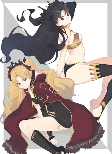 Ishtar Ereshkigal And Ishtar Fate And 1 More Drawn By 2l2lsize