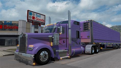 Ats Kenworth W900l Purple Headache Build Air Ride Front End Youtube