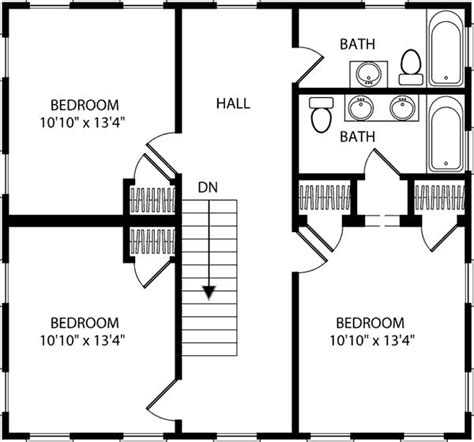 Center Hall Colonial House Plan 44045td Colonial Geor Vrogue Co
