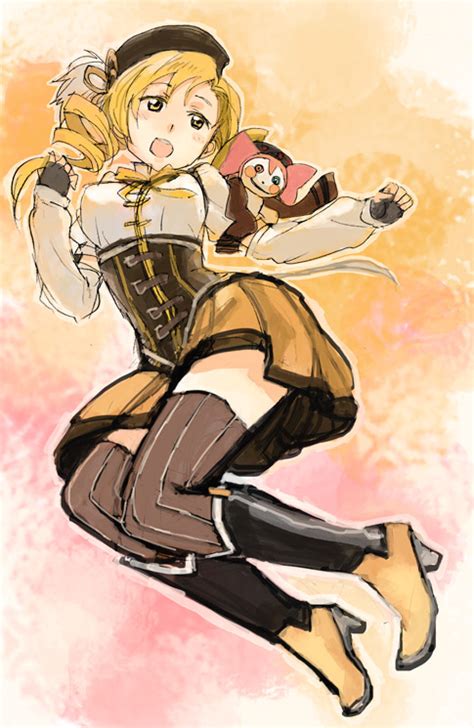 Tomoe Mami And Charlotte Mahou Shoujo Madoka Magica And More Drawn