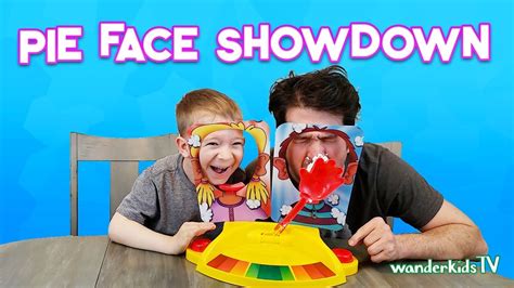 Pie Face Showdown Game Funny Whipped Cream Challenge Youtube