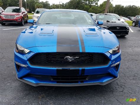 2019 Velocity Blue Ford Mustang Ecoboost Fastback 129797206 Photo 8
