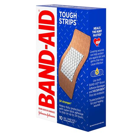 Buy Band Aid Brand Sterile Tough Strips Adhesive Bandages For First Aid