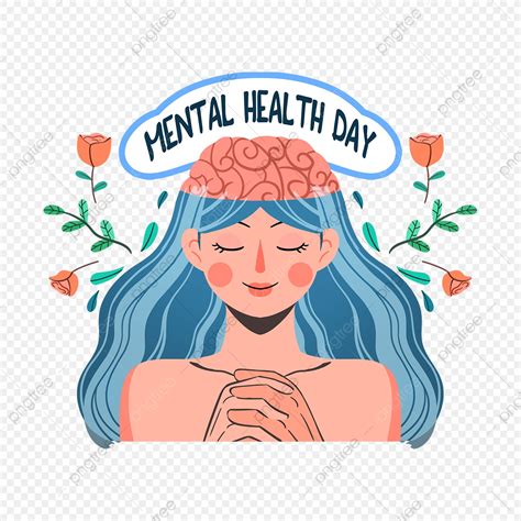 Hari Kesehatan Mental Sedunia Otak Wanita Hari Kesehatan Mental Dunia Kesehatan Perempuan PNG