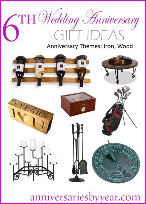 If you love the meaning behind iron anniversary gifts but you're not sure where to find one that suits your partner, look no further than this list of ideas. 14 best 6th anniversary gifts : Iron, Wood images on ...