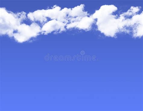 Bright Blue Sky With Clouds Stock Image Image Of Natural Nature