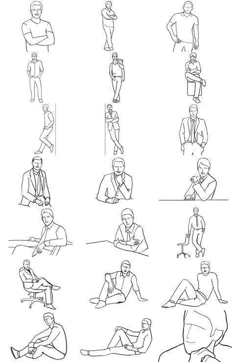 Male Poses 21 Sample Poses To Get You Started Photographing Men Portrait Photography Poses