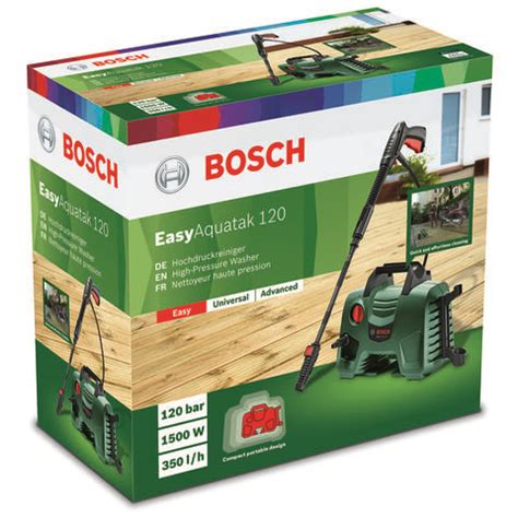 Find many great new & used options and get the best deals for bosch easyaquatak 06008a7971 120psi high pressure washer at the best online prices at outstanding 120 bar cleaning performance in a compact, easy to use pressure washer. Bosch EasyAquatak 120 High Pressure Washer - Machine Mart ...