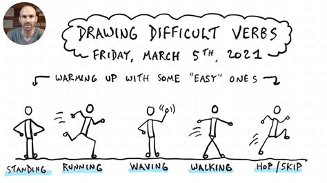 Drawing Difficult Verbs Youtube