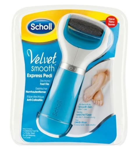 Scholl Velvet Smooth Express Pedi Electronic Foot File Boots Foot