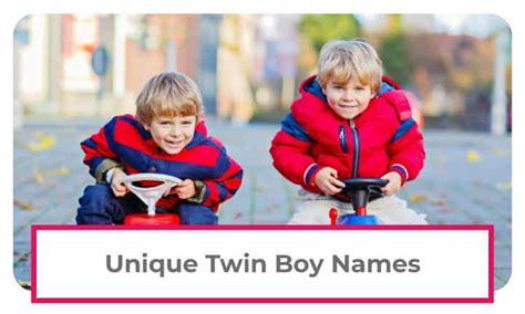 225 Cute And Unique Twin Boy Names About Twins