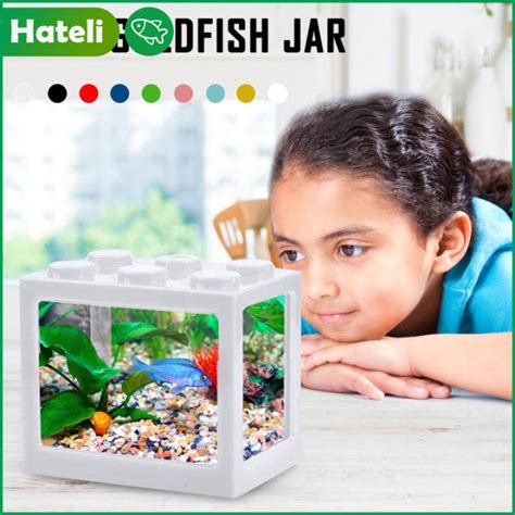 Hateli Portable Stackable Building Blocks Ecological Betta Fish